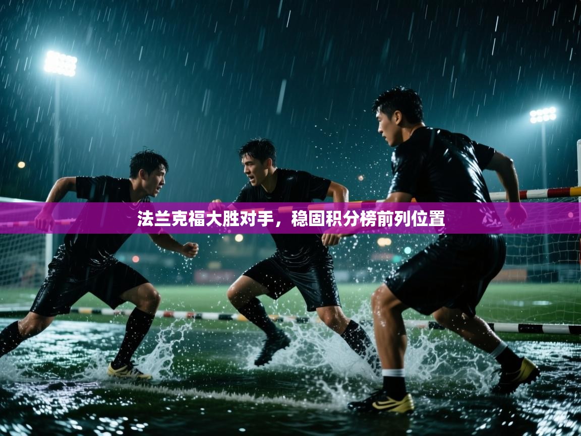 开云体育新人指引-法兰克福大胜对手,稳固积分榜前列位置  第2张